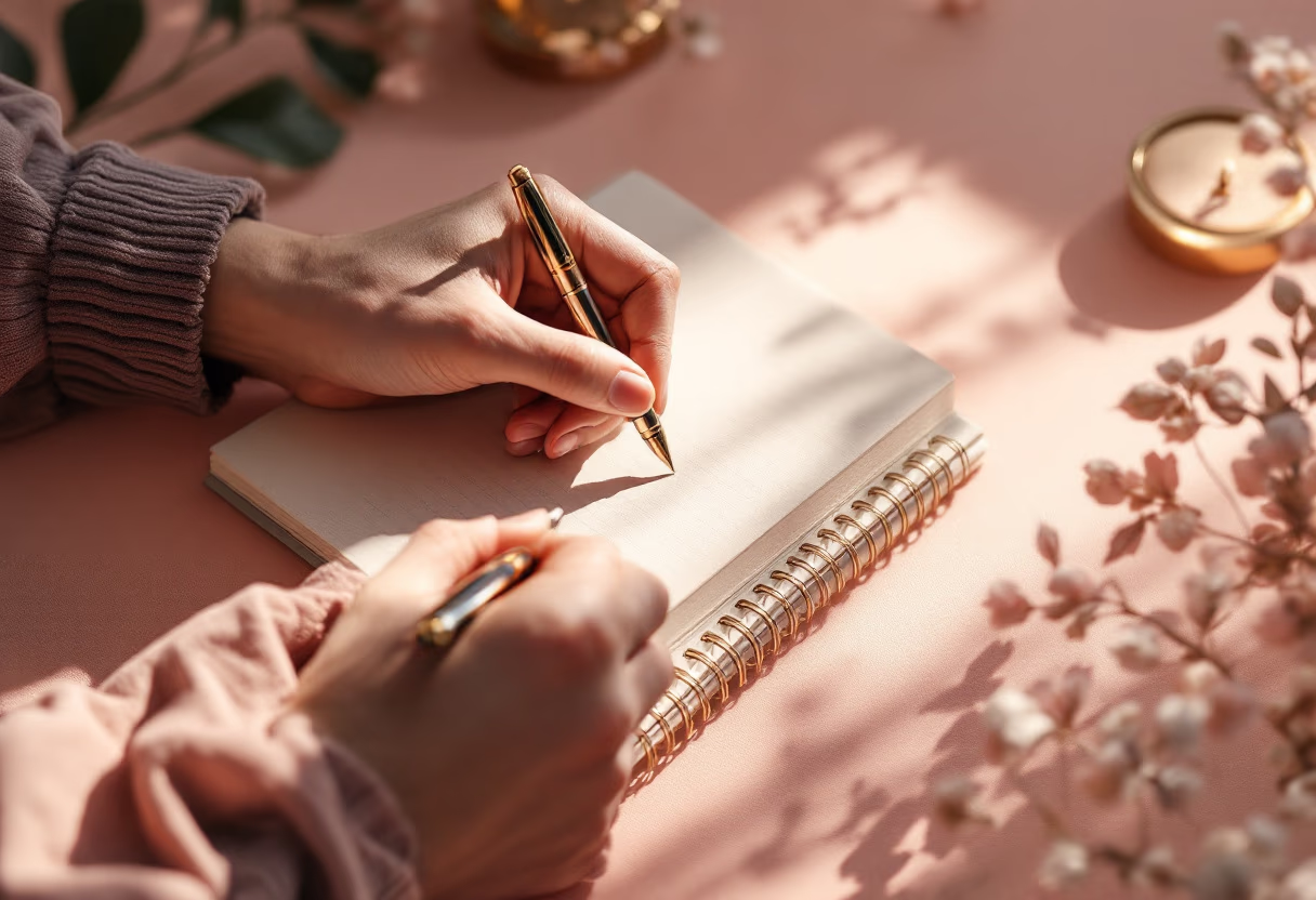 image of writing on notepad for a financial advisor