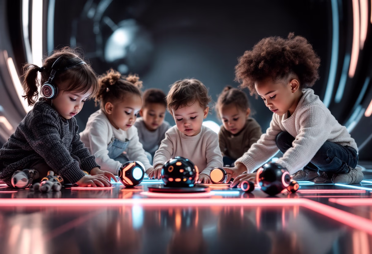 image of children engaged in activities
