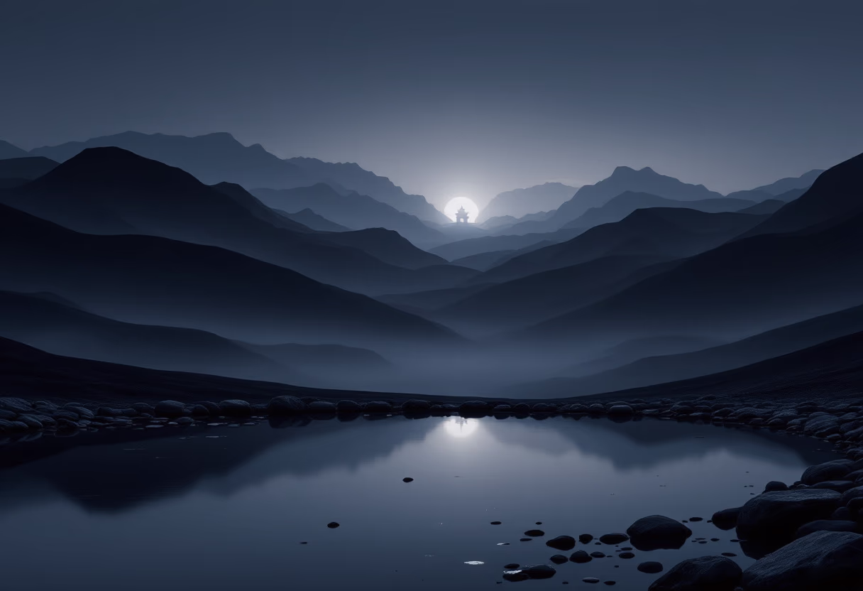 [background image] image of serene landscape (for a buddhist monasteries & temple)