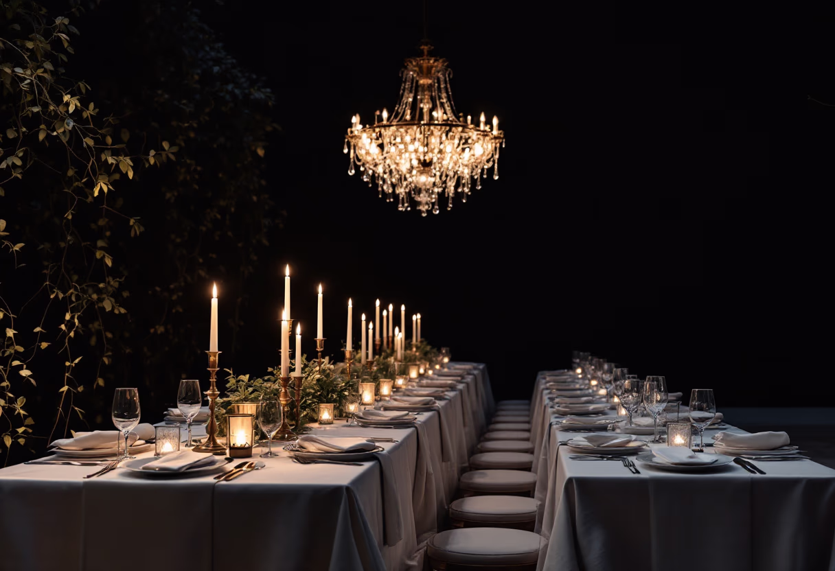 image of a beautifully set event