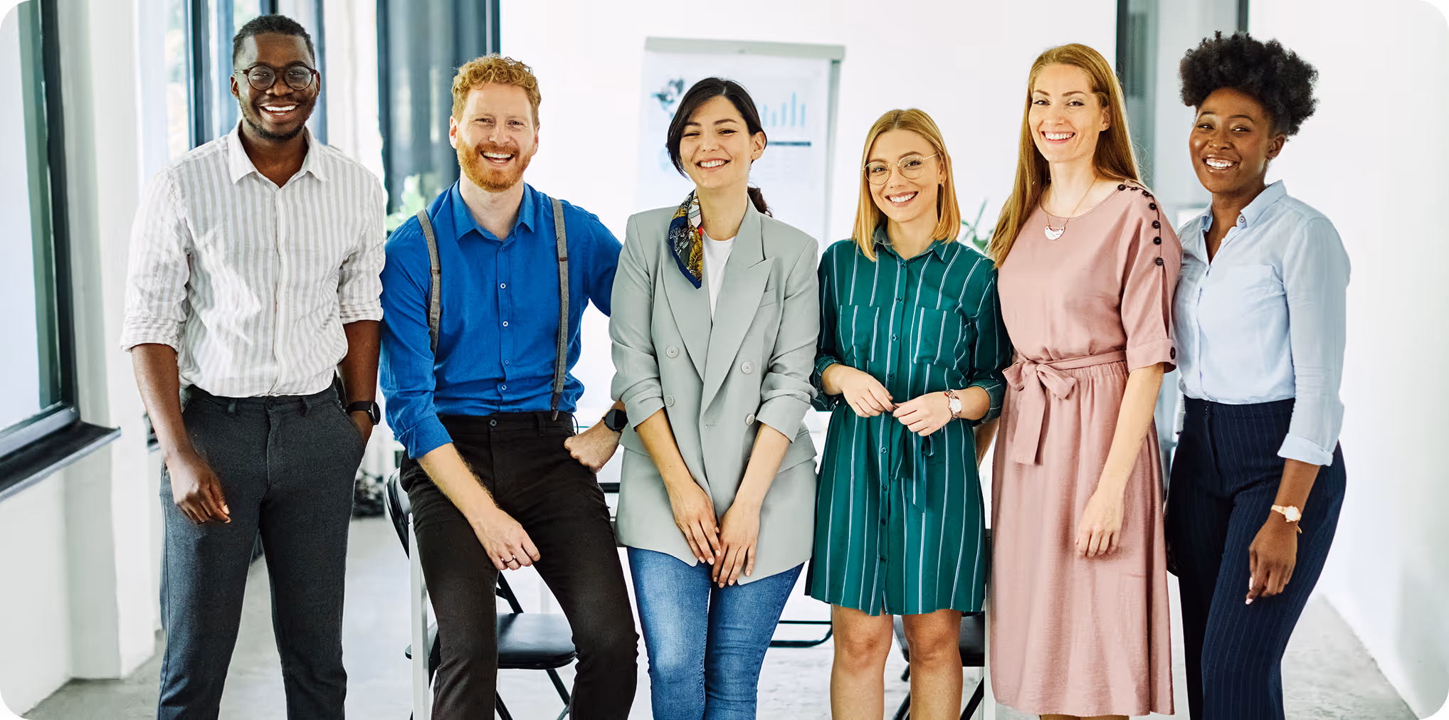 Group of experts standing togather