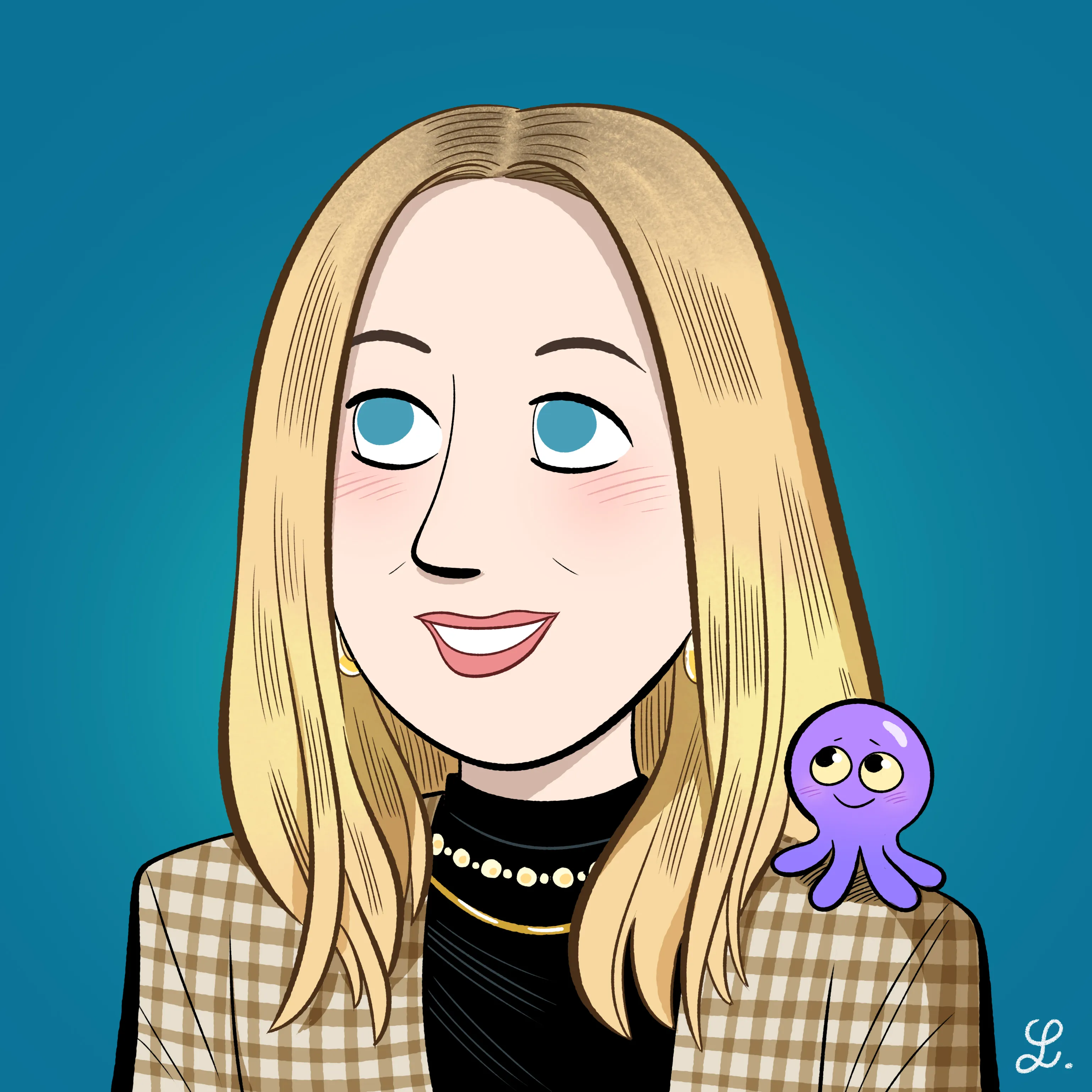 Sketch of Allison Stevenson