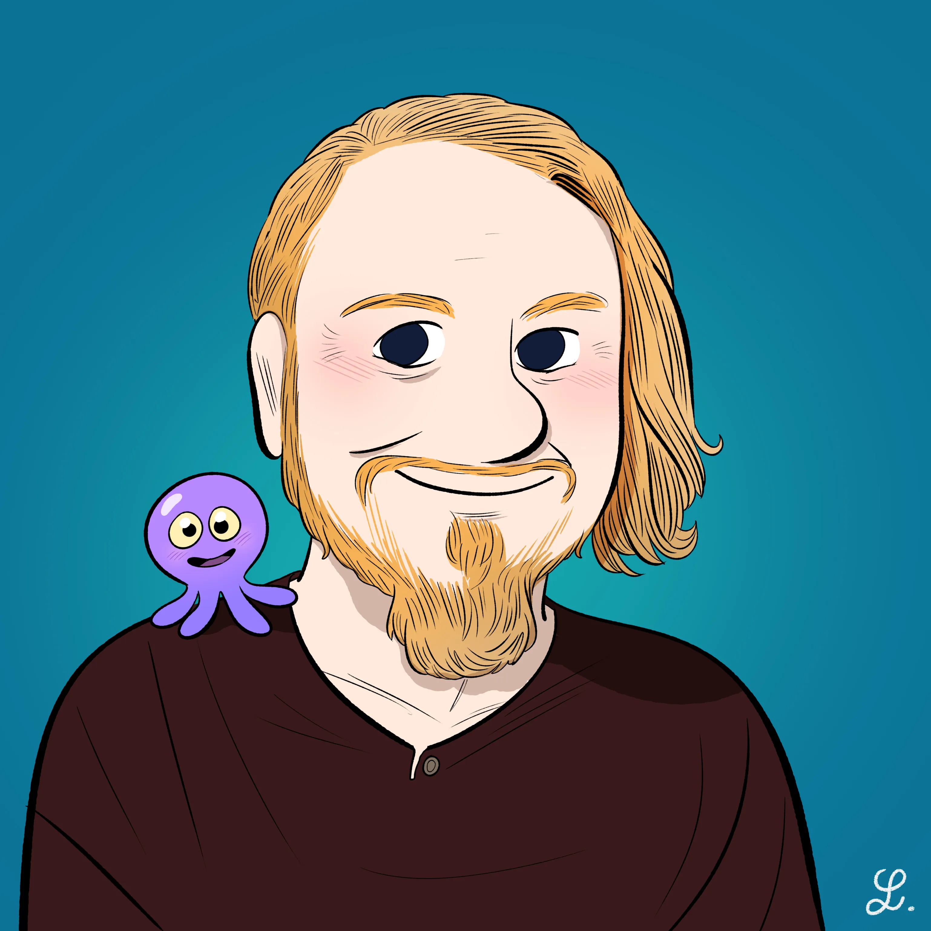Sketch of AJ Steers