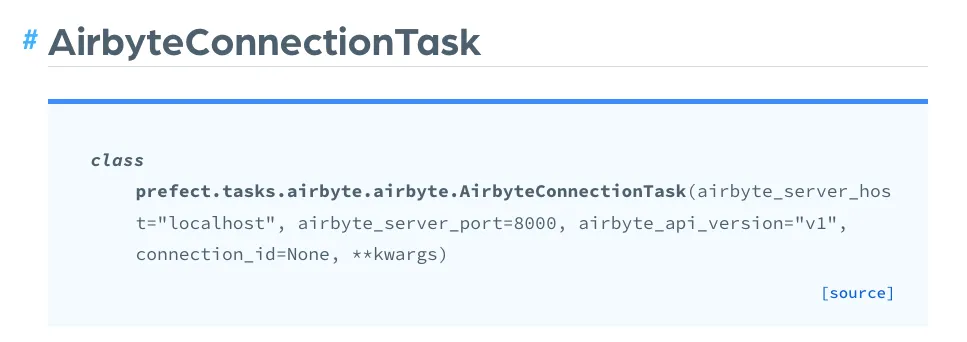 Airbyte Connection Task