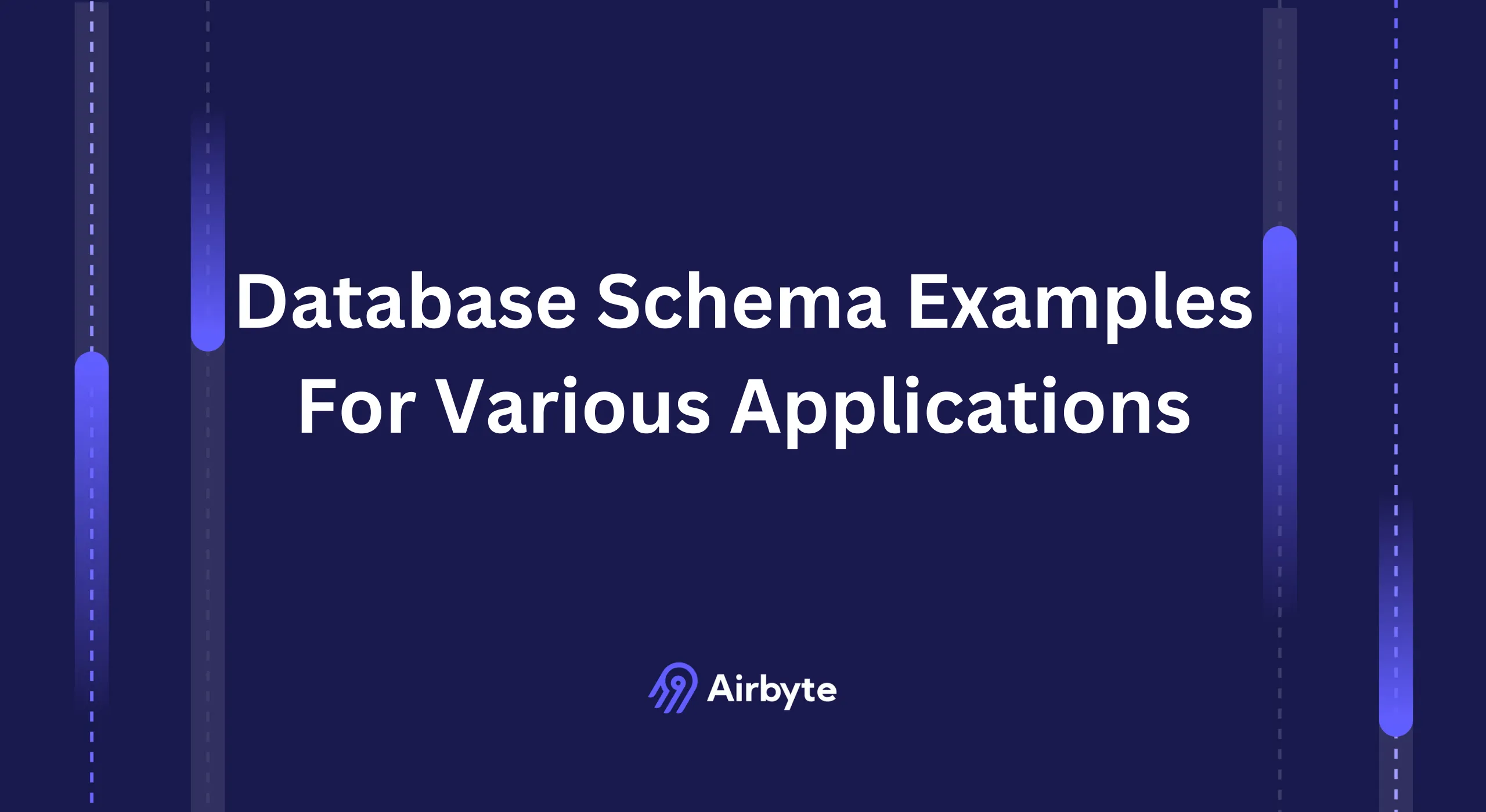 4 Database Schema Examples for Various Applications