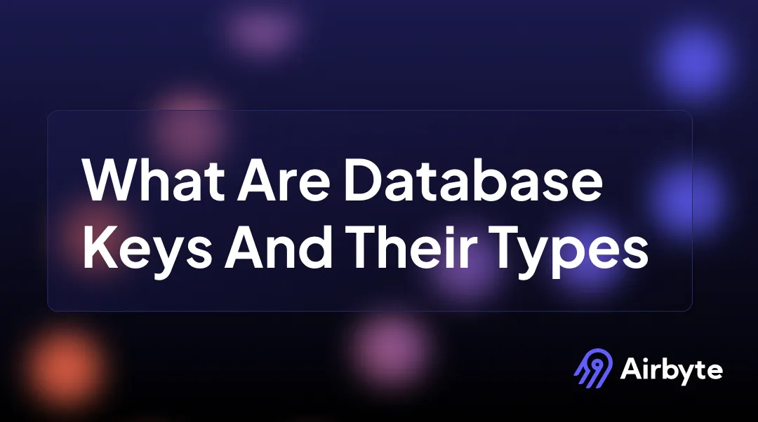 What are Database Keys and their Types?