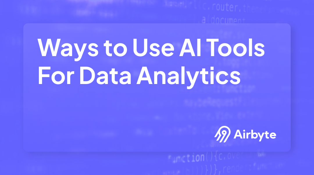 7 Ways to Use AI For Data Analytics [Examples & Tools]