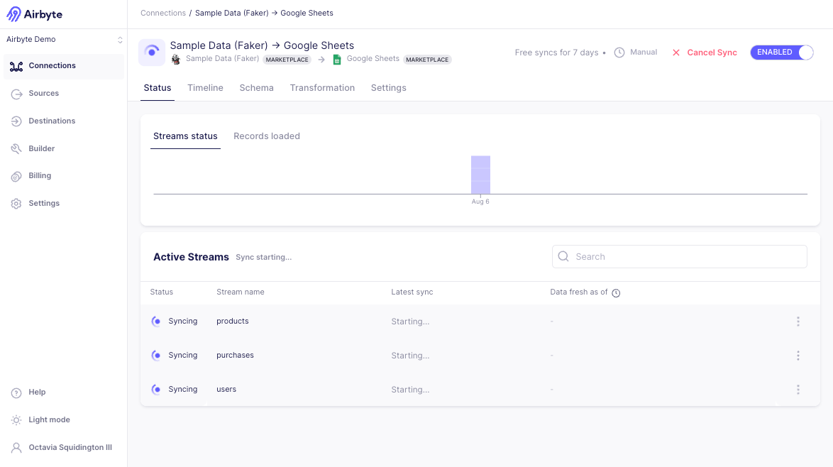 Check Connection Status