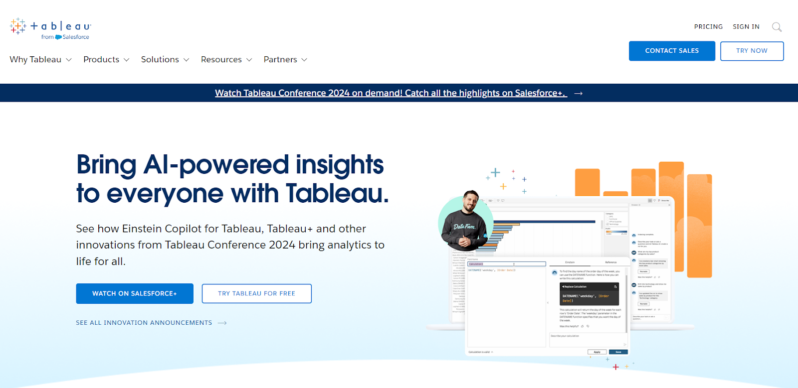 Tableau Interface