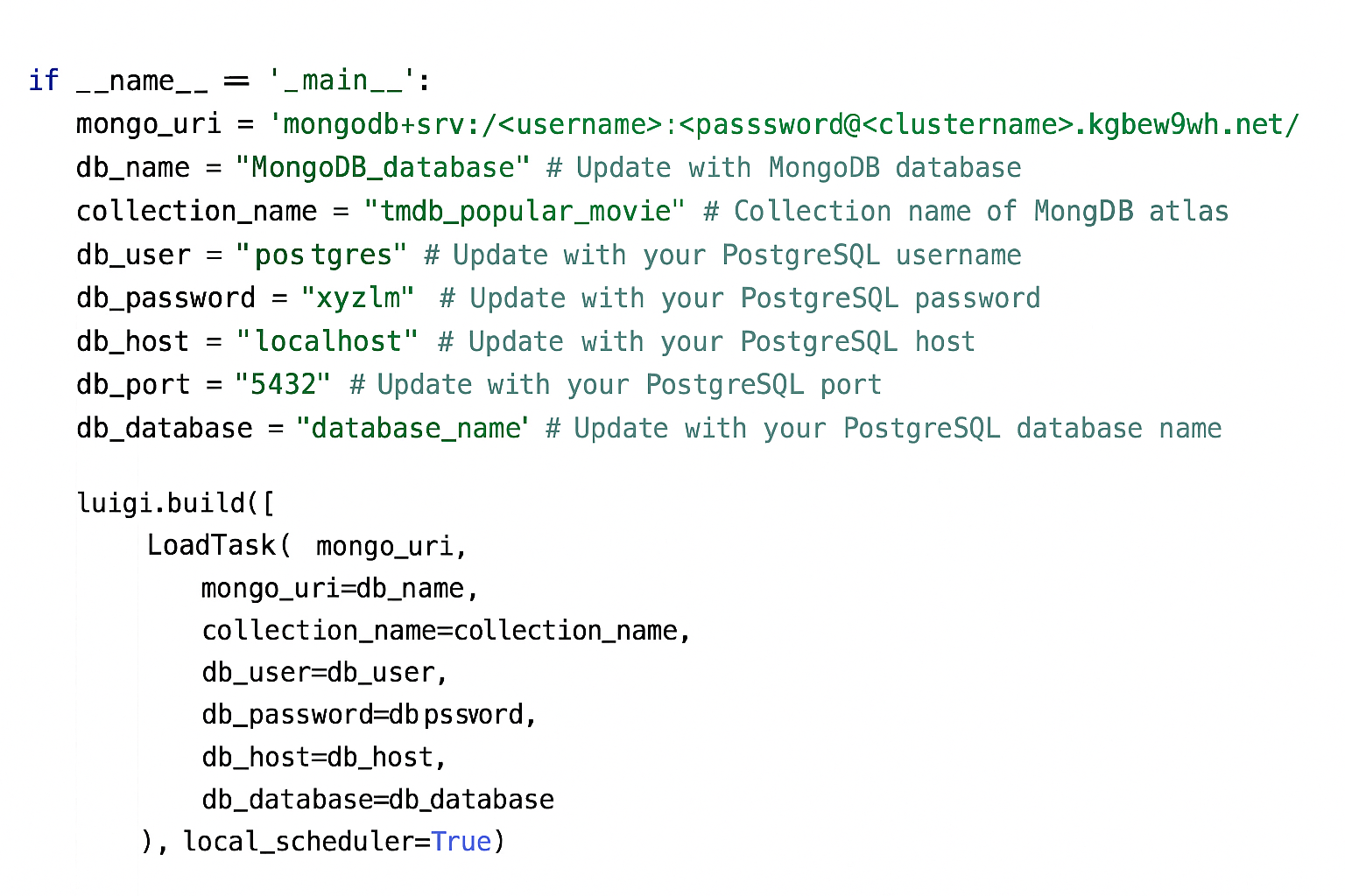 Run the ETL Pipeline to Migrate Data