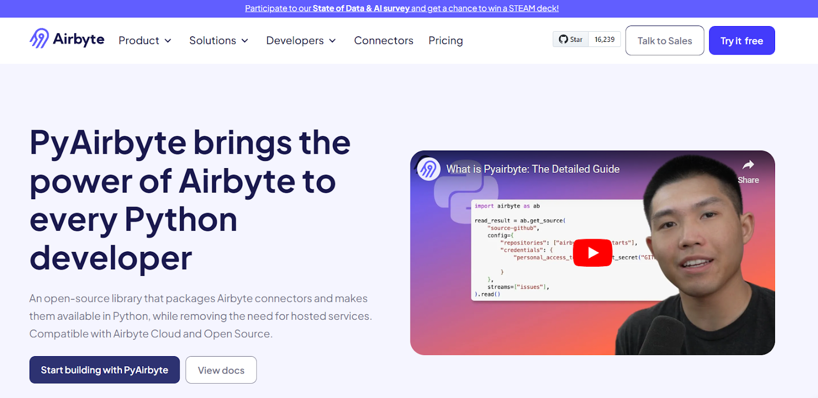 Airbyte & PyAirbyte