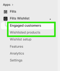 Wishlist App Features