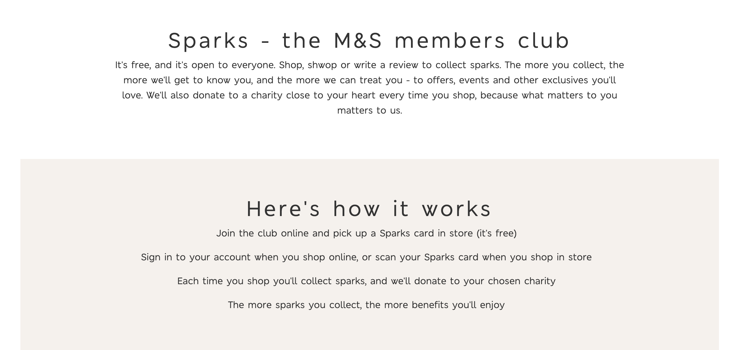 customer loyalty program marks and spencers