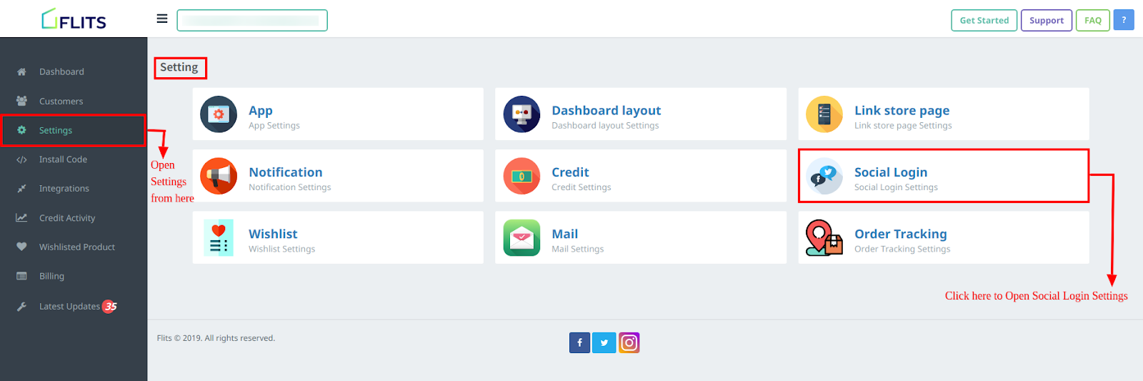 step 4 social login for customer account page