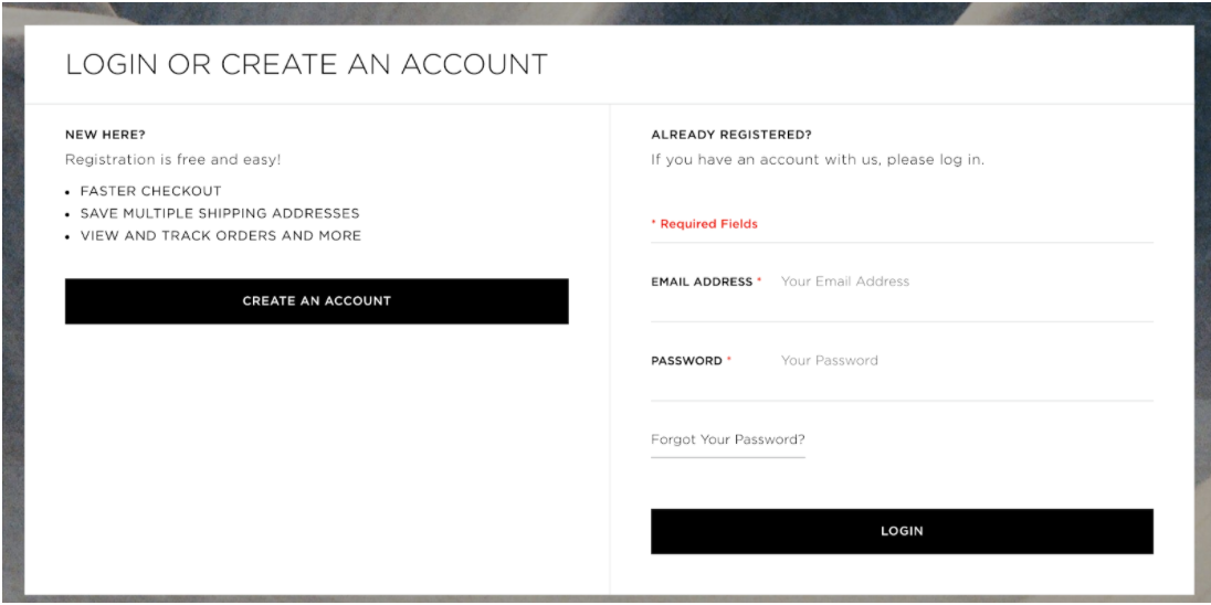 customer accounts