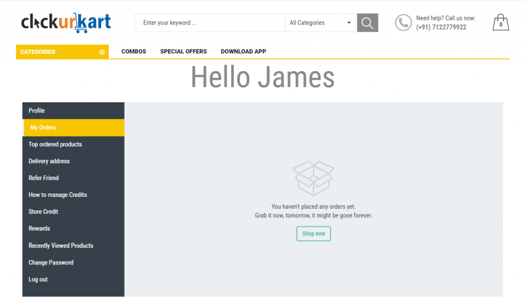 Increase repeat purchase with customer account pages