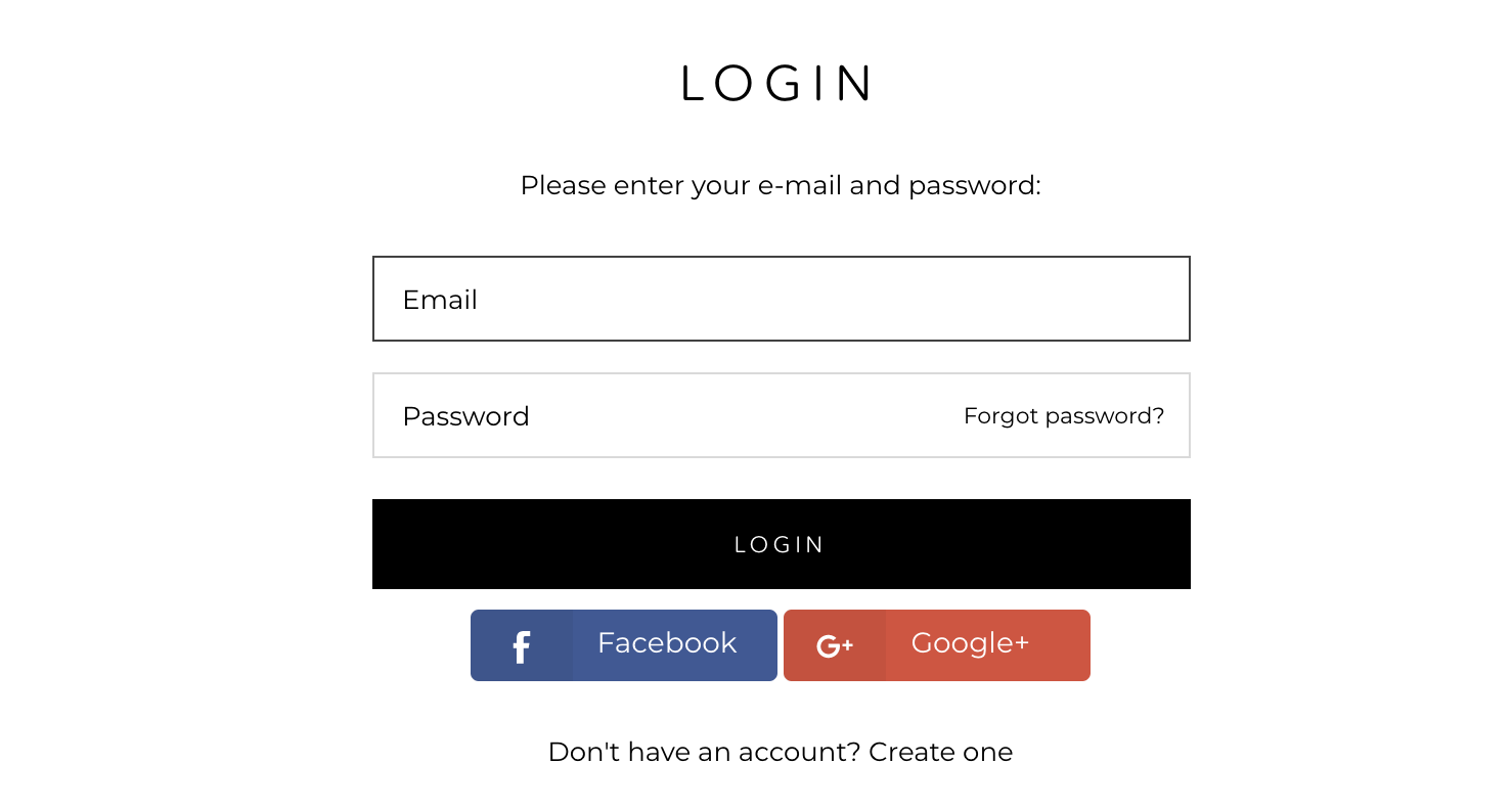 shopify customer account