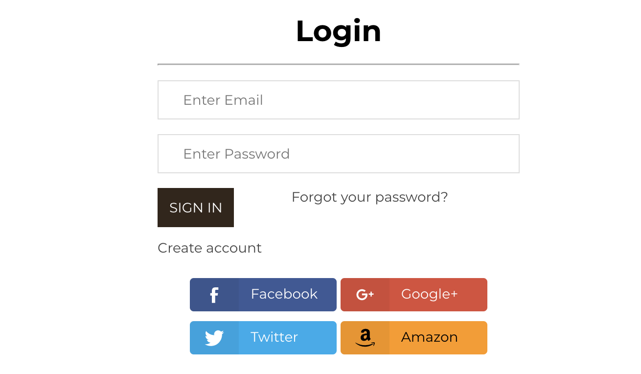 social login