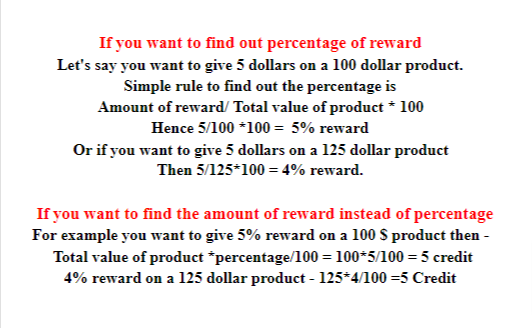 Reward program