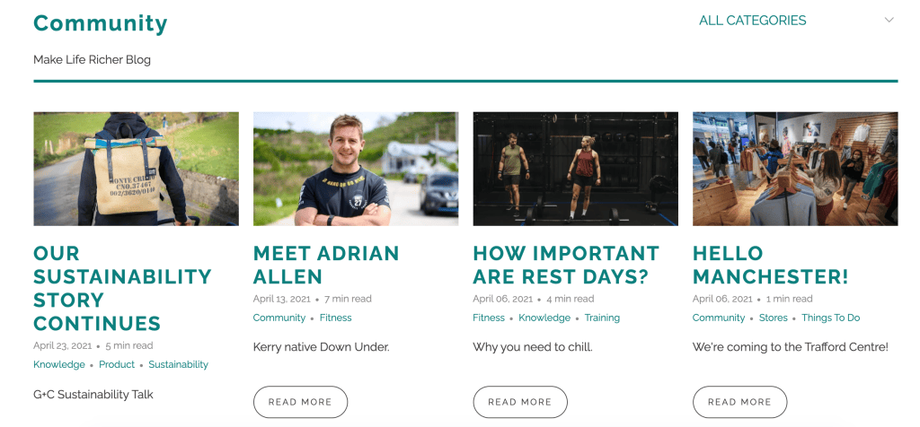 ecommerce brand community example