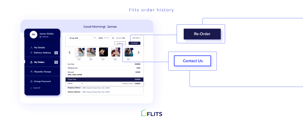 Order history