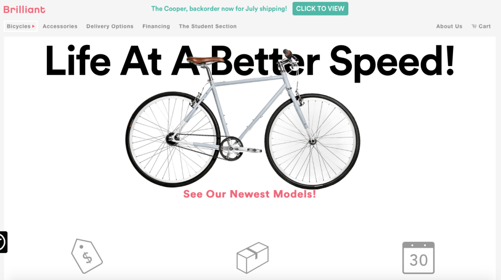 shopify brand strategy - brilliant example