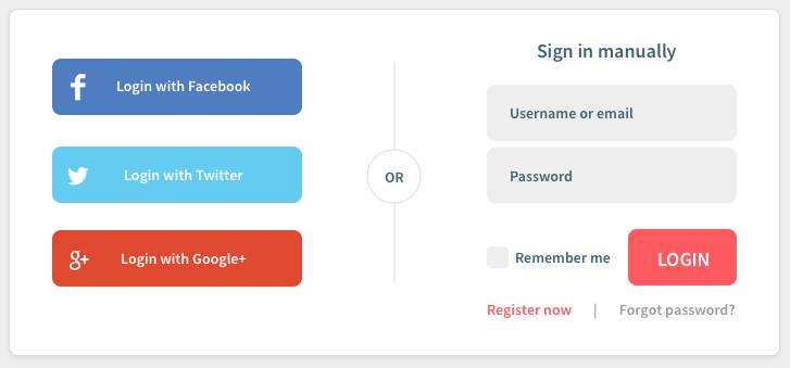 social sign in