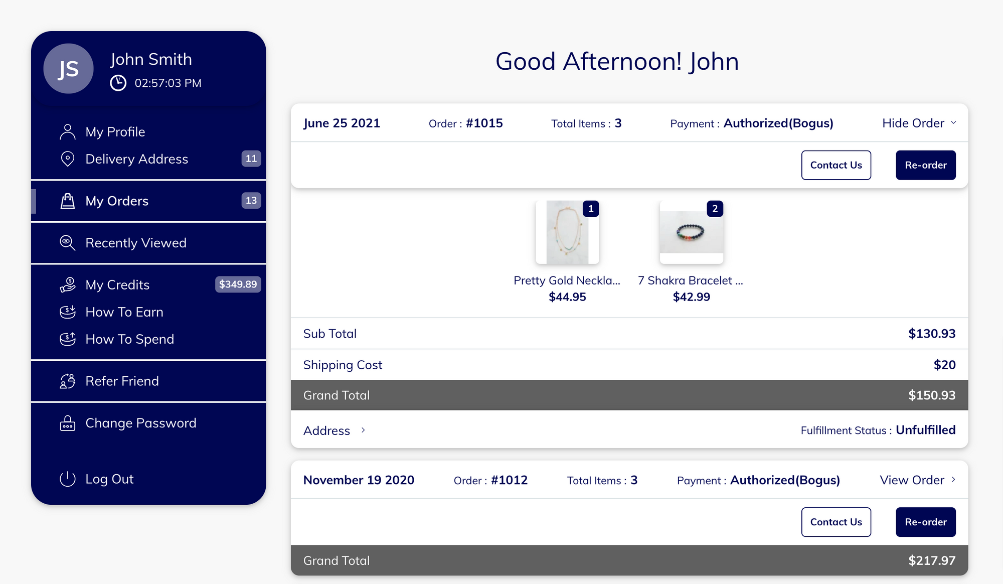 shopify customer account page customization