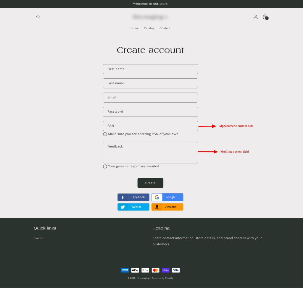 Custom field on signup page