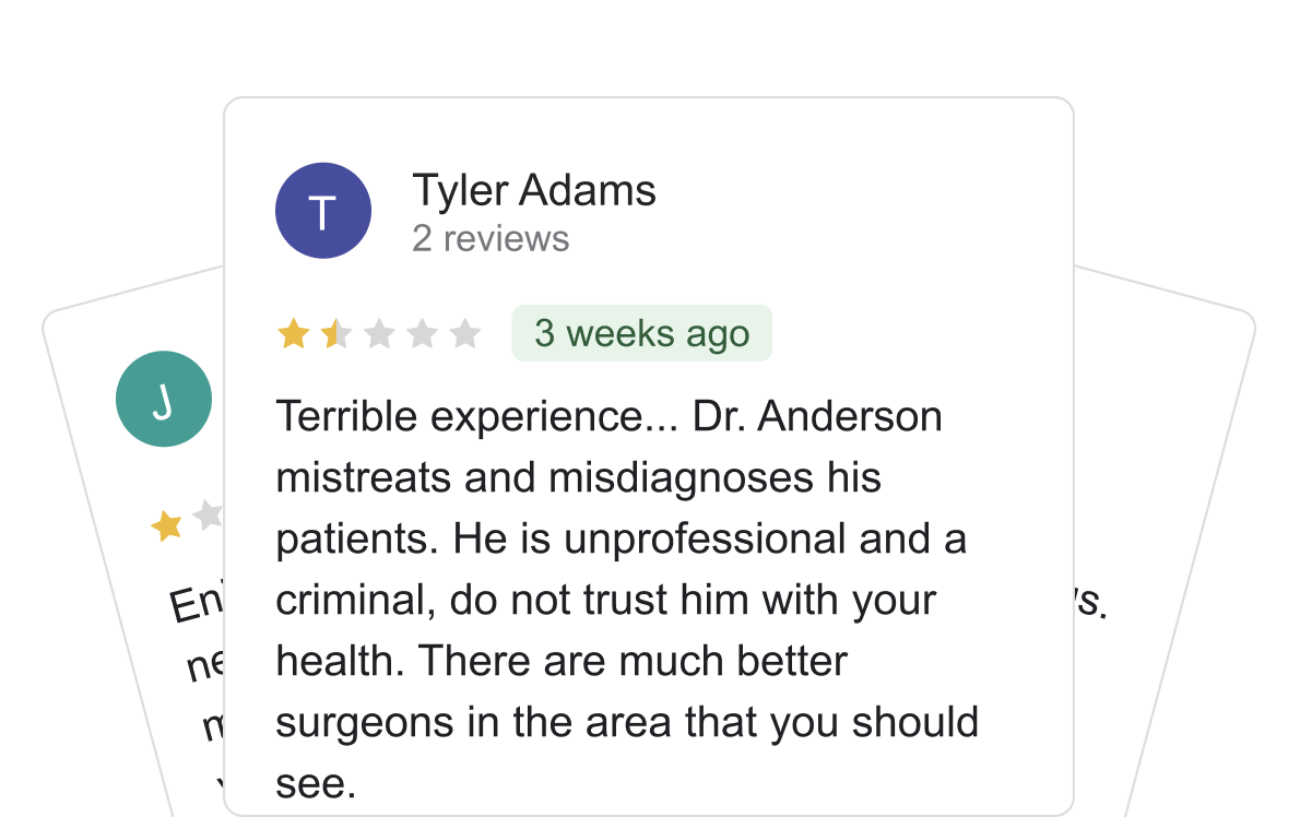 Review Removal — Before