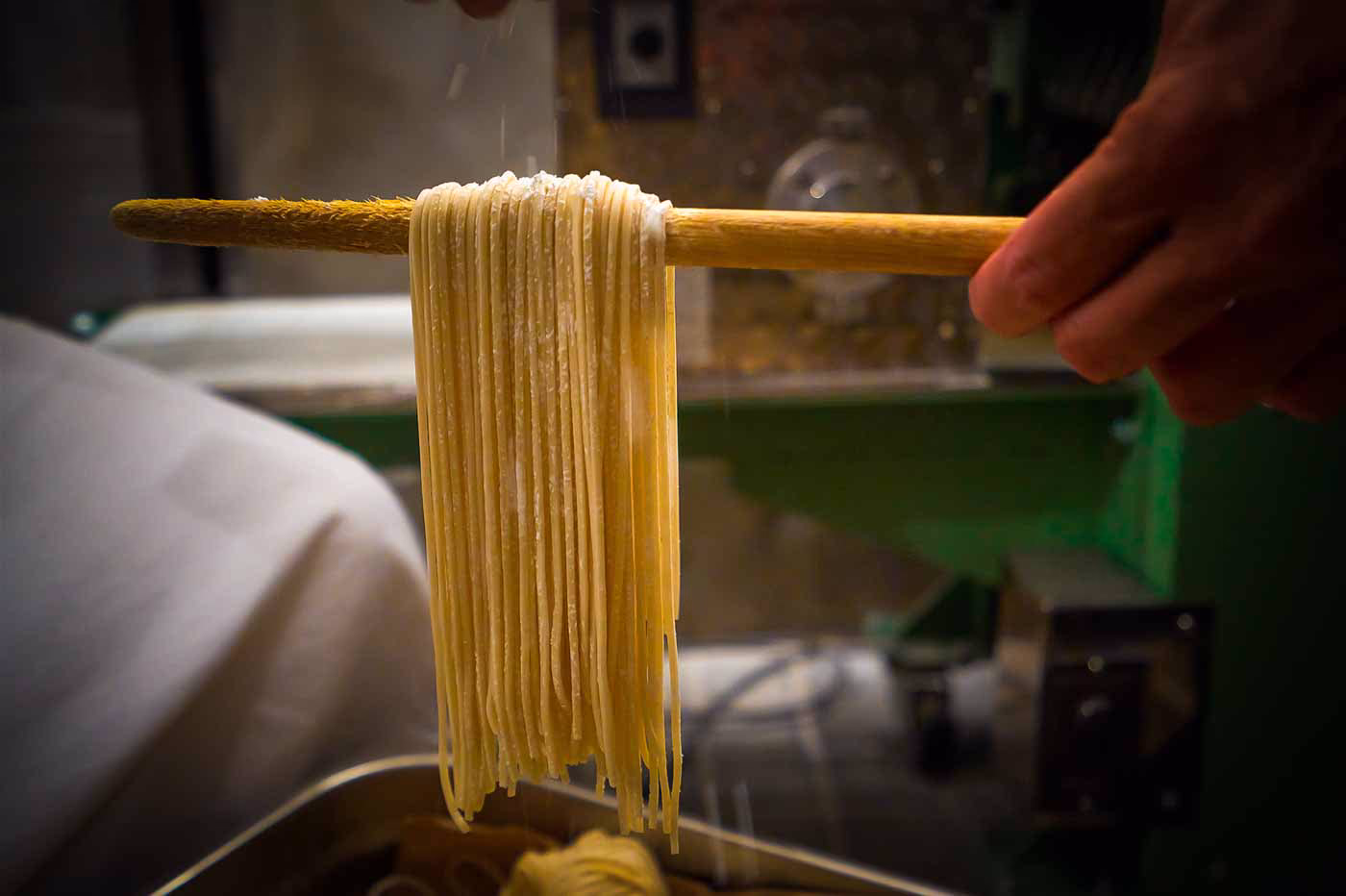 kitchen noodles preparation step one