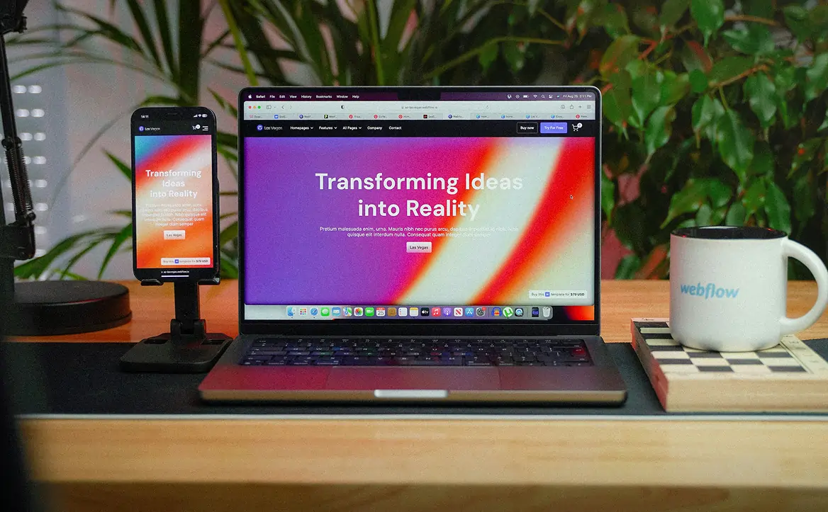 De ontwikkeling van ideeën naar een werkende Webflow website.