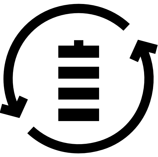 Battery replacement service icon