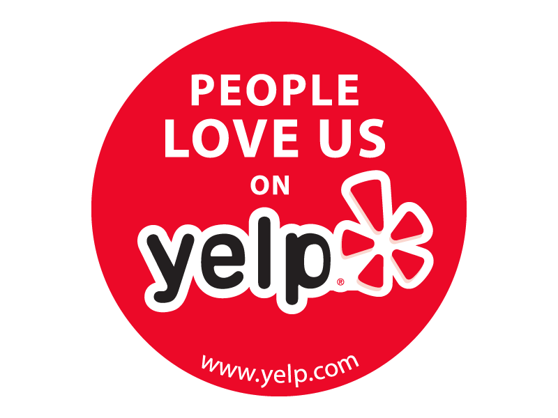 Yelp People Love Us badge for Faxon Garage
