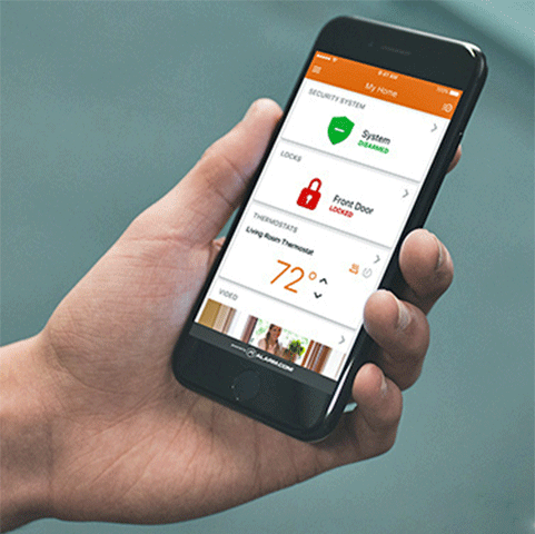 A hand holding a cellphone.