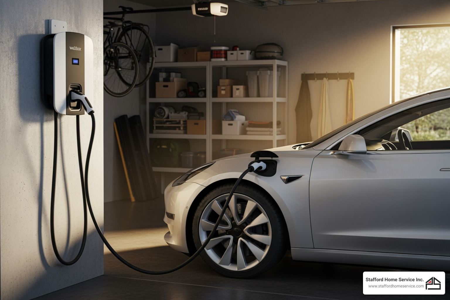 image of a home ev charging station - electrical contractor minnesota