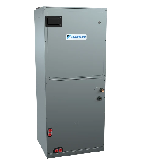 Daikin conventional air conditioning unit showcasing energy-efficient design for residential installation.