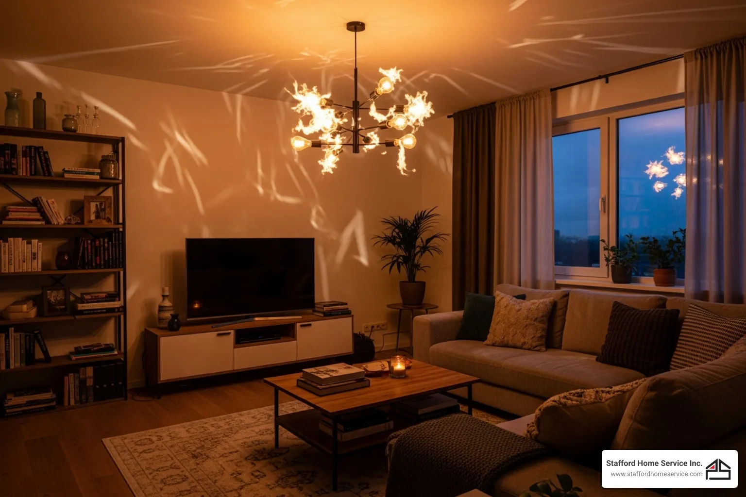 flickering lights in a living room - electrical panel upgrade hopkins, mn