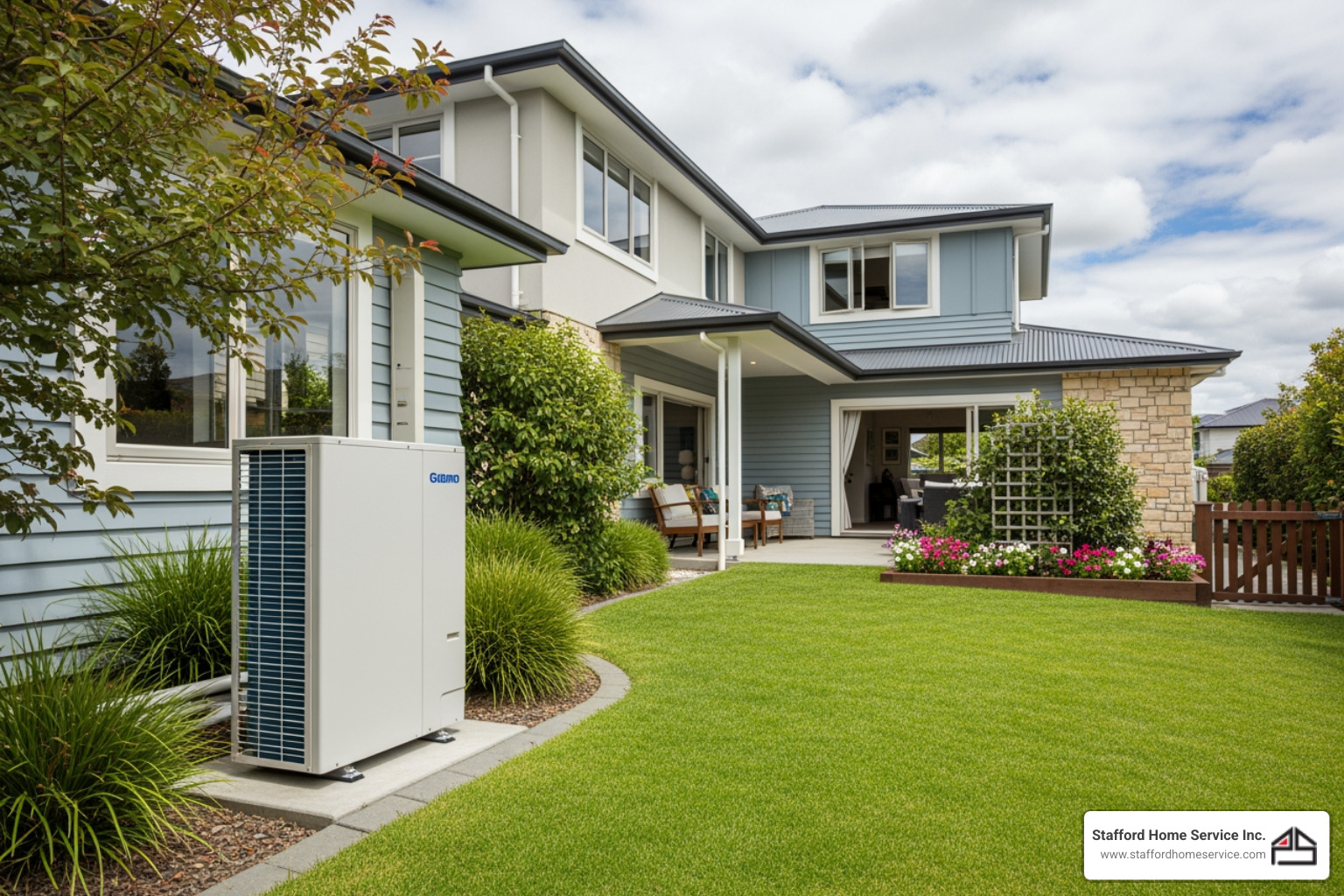 Infographic showing the annual heat pump maintenance cycle for Bloomington homes: Spring tune-up prepares cooling mode with coil cleaning and refrigerant checks; Fall tune-up prepares heating mode with electrical testing and component lubrication; Year-round benefits include lower energy bills, consistent comfort, extended system lifespan, and fewer emergency repairs - heat pump tune-up in bloomington, mn Infographic showing the annual heat pump maintenance cycle for Bloomington homes: Spring tune-up prepares cooling mode with coil cleaning and refrigerant checks; Fall tune-up prepares heating mode with electrical testing and component lubrication; Year-round benefits include lower energy bills, consistent comfort, extended system lifespan, and fewer emergency repairs - heat pump tune-up in bloomington, mn