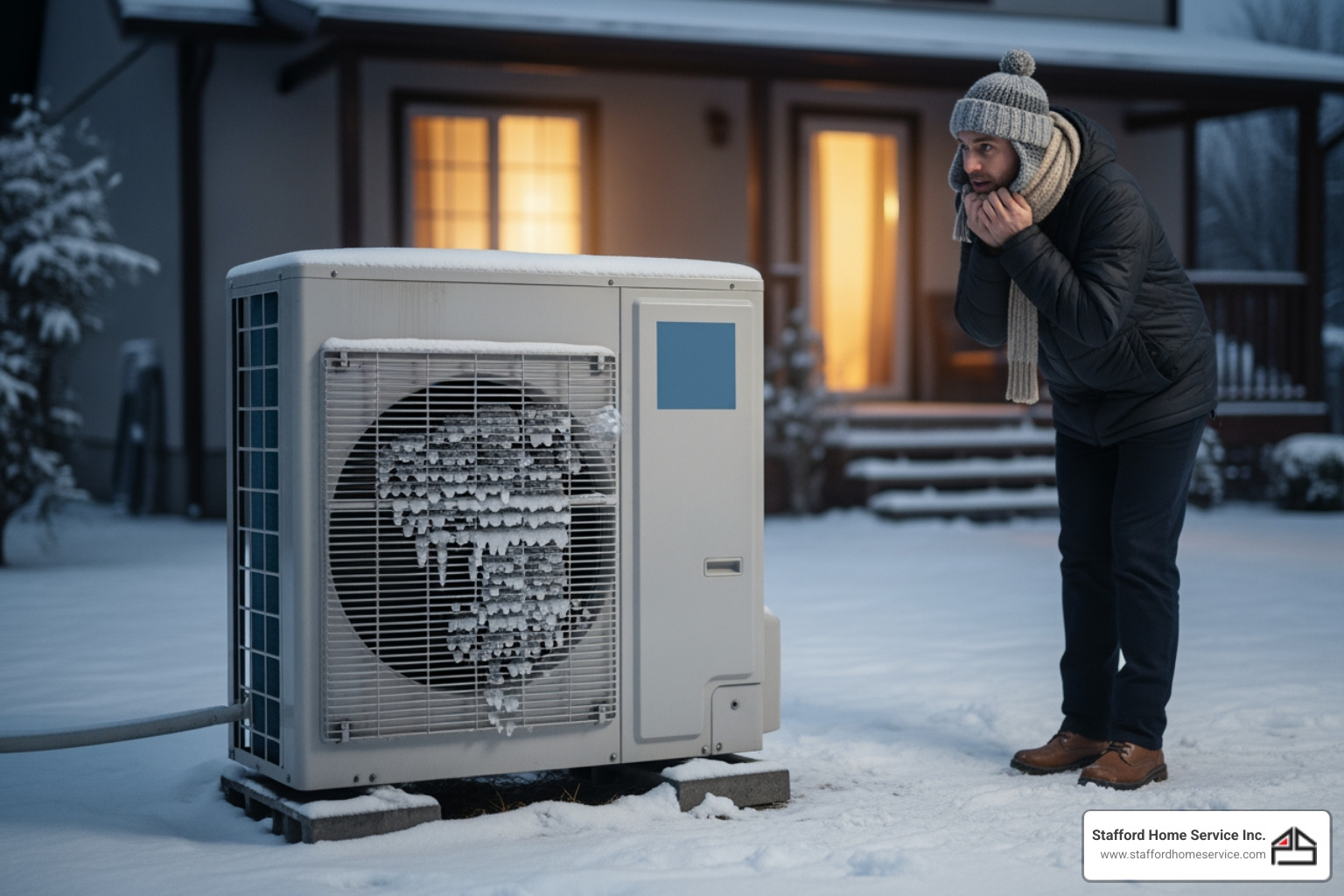 Infographic showing common heat pump problems in Bloomington MN including frozen coils in winter, unusual noises indicating mechanical issues, thermostat malfunctions, refrigerant leaks, and high energy bills, with visual indicators for when to call a professional versus DIY troubleshooting steps - heat pump repair bloomington mn Infographic showing common heat pump problems in Bloomington MN including frozen coils in winter, unusual noises indicating mechanical issues, thermostat malfunctions, refrigerant leaks, and high energy bills, with visual indicators for when to call a professional versus DIY troubleshooting steps - heat pump repair bloomington mn