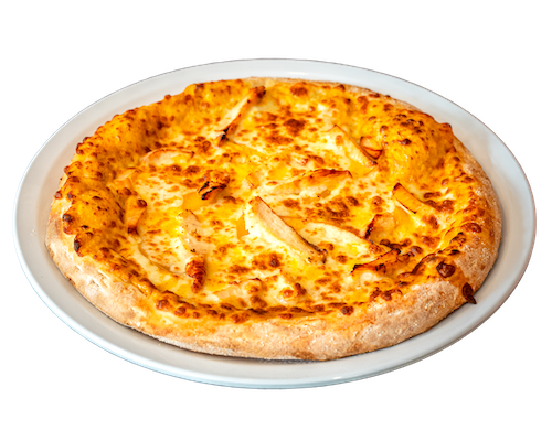 Pizza Honolulu auf einem Teller