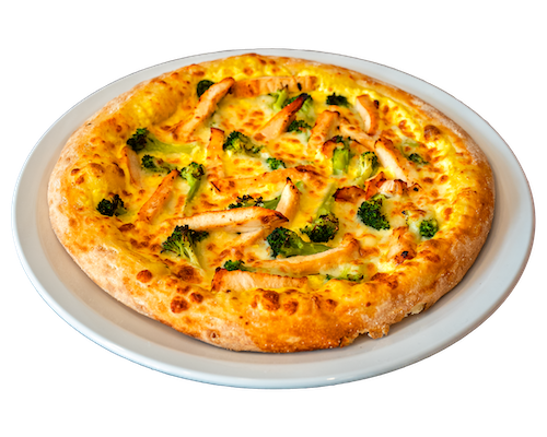 Pizza Brooklyn auf einem Teller