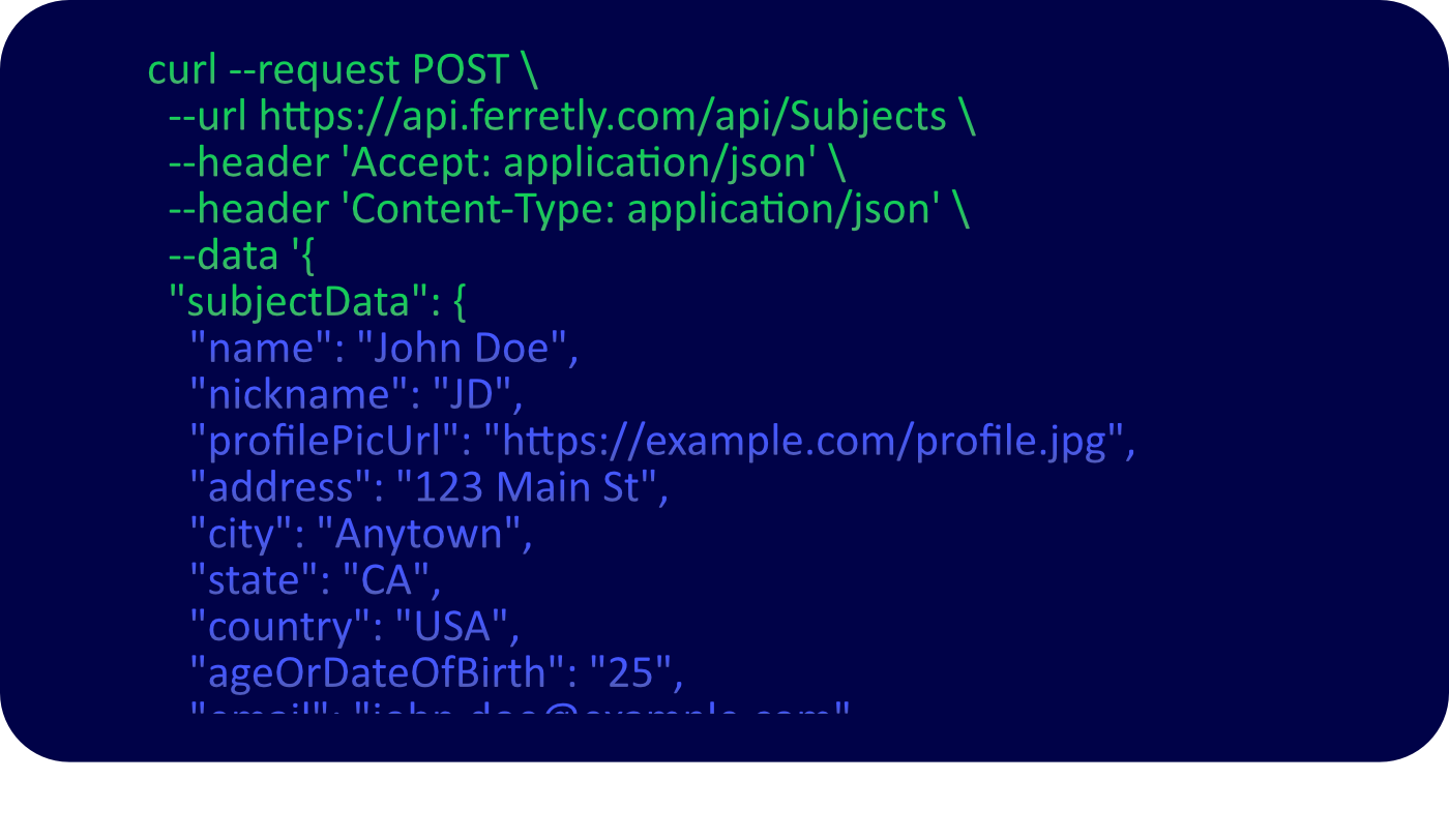 Ferretly API
