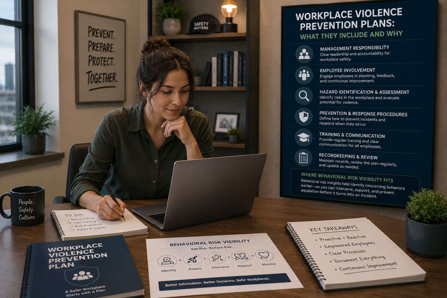 Workplace violence prevention plan guide