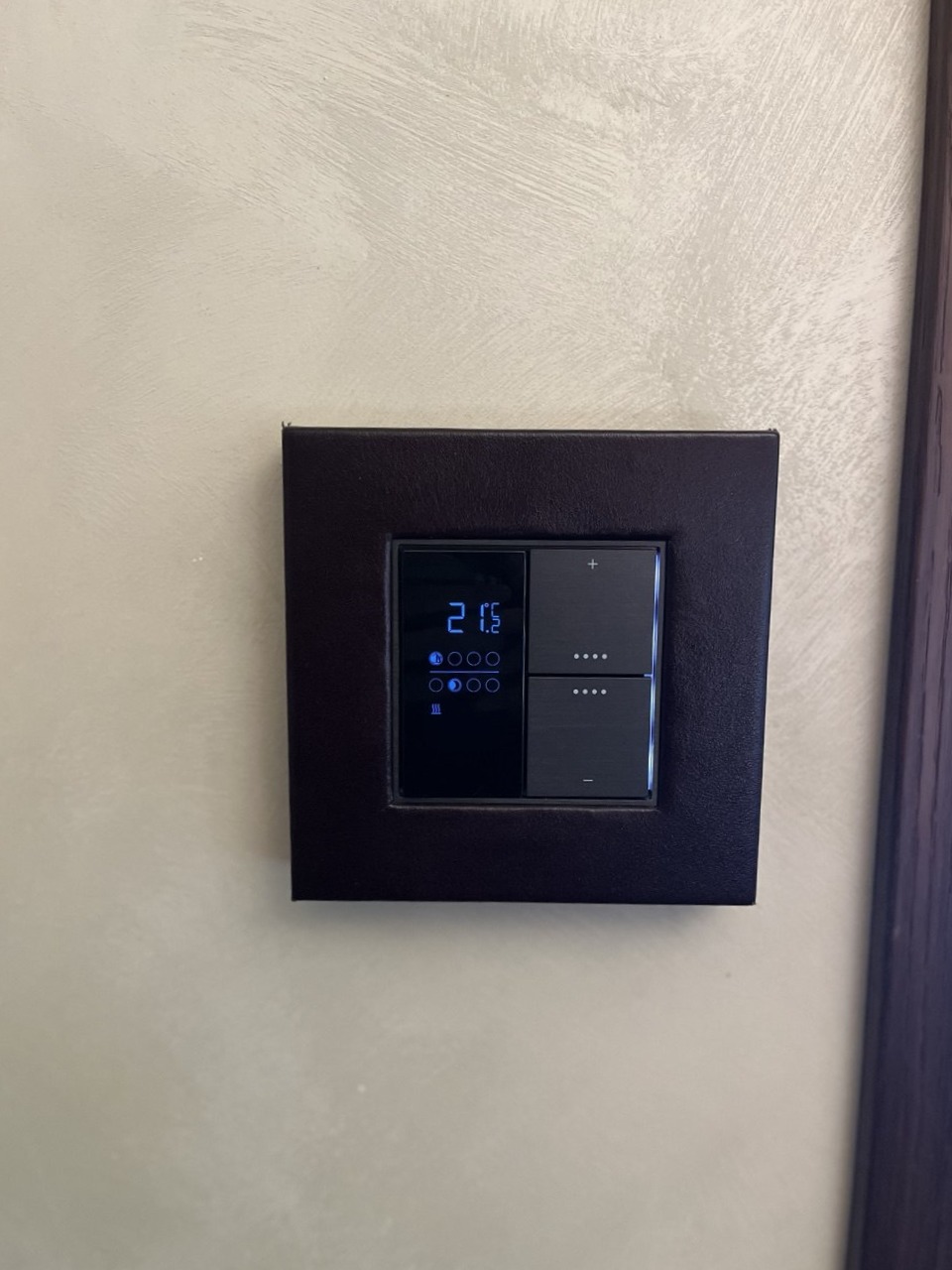 Ekinex KNX thermostat in a smart home in Boyana, Sofia