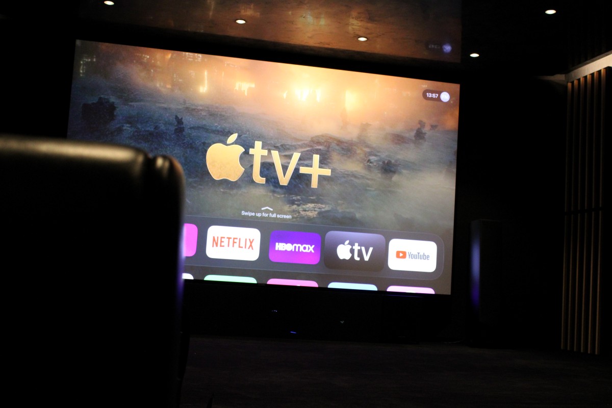 Home cinema with Control4 and DALI lighting in Ribaritsa