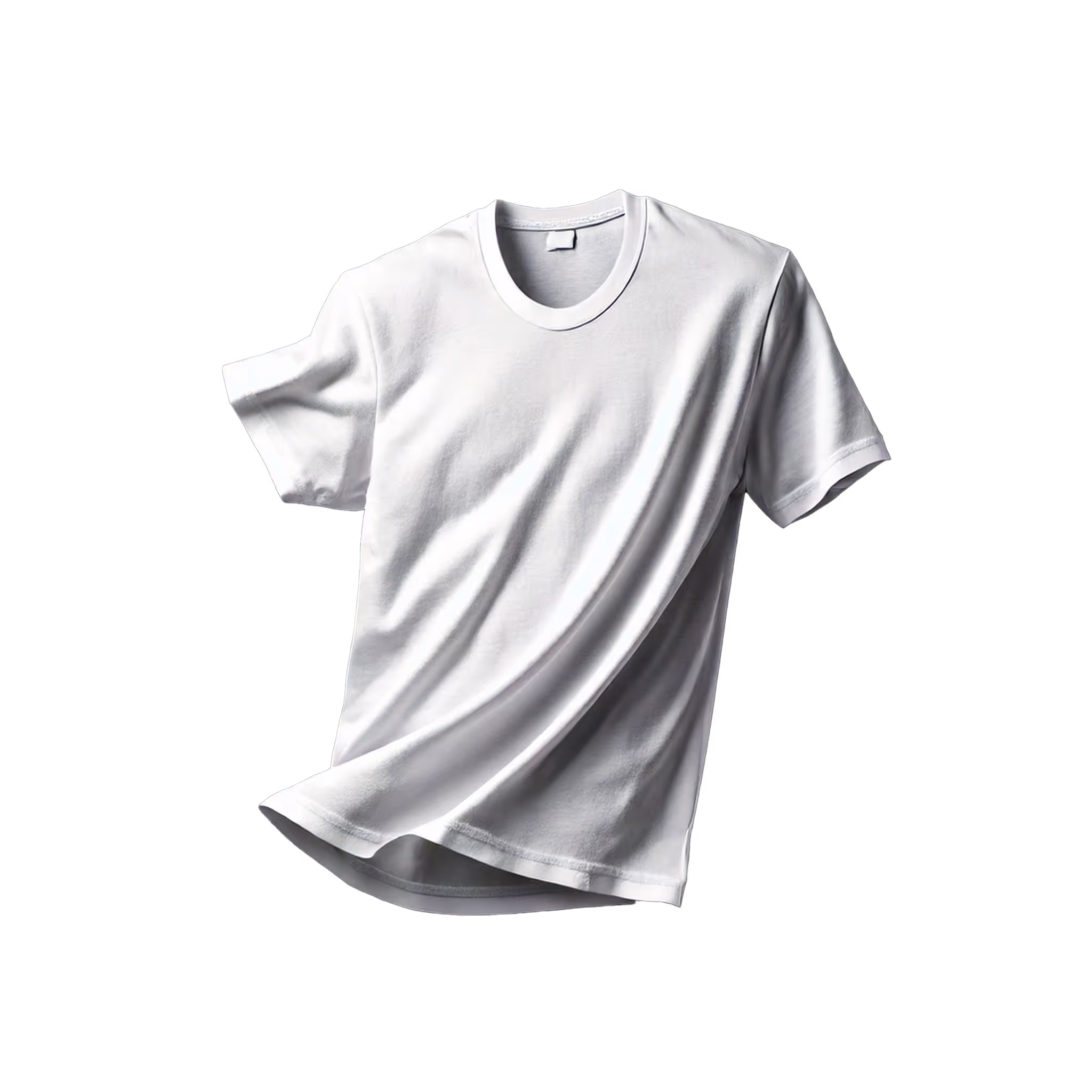 Weisses Tshirt freigestellt