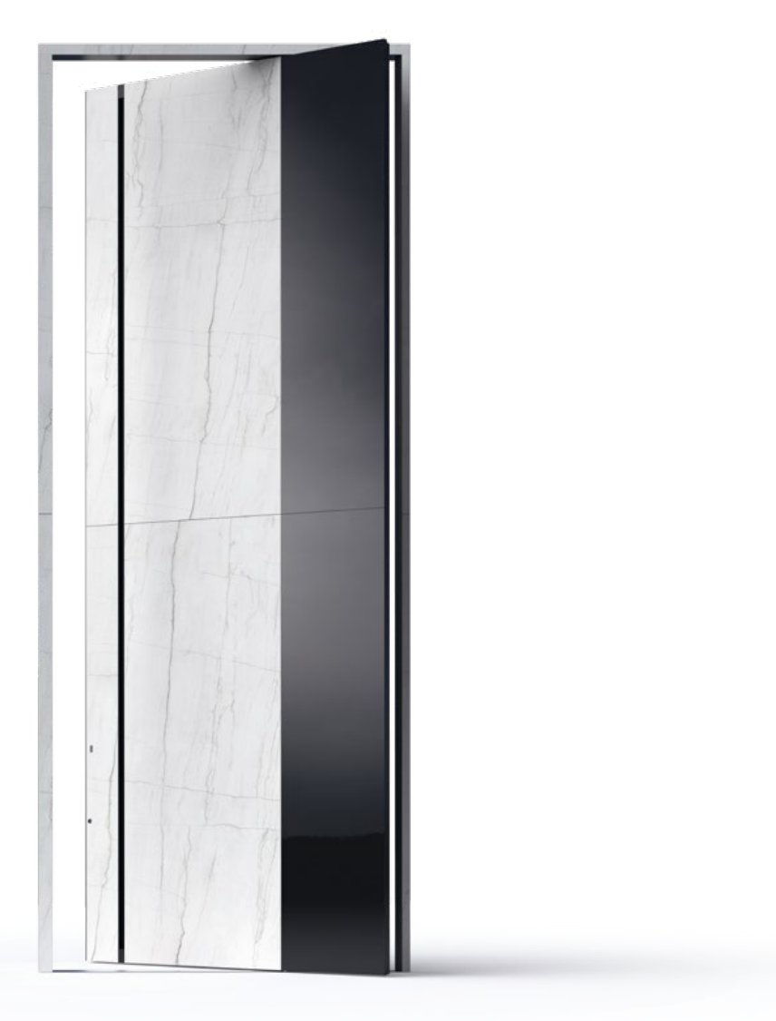 Ușă pivotantă Pirnar P_02 Noor, fața exterioară