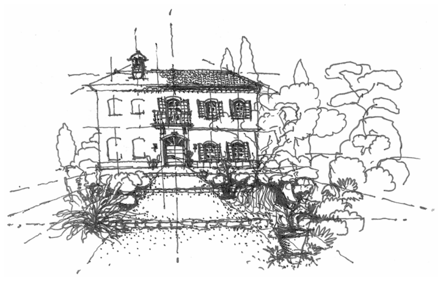 Schiță de arhitectură, inspirația Chloé