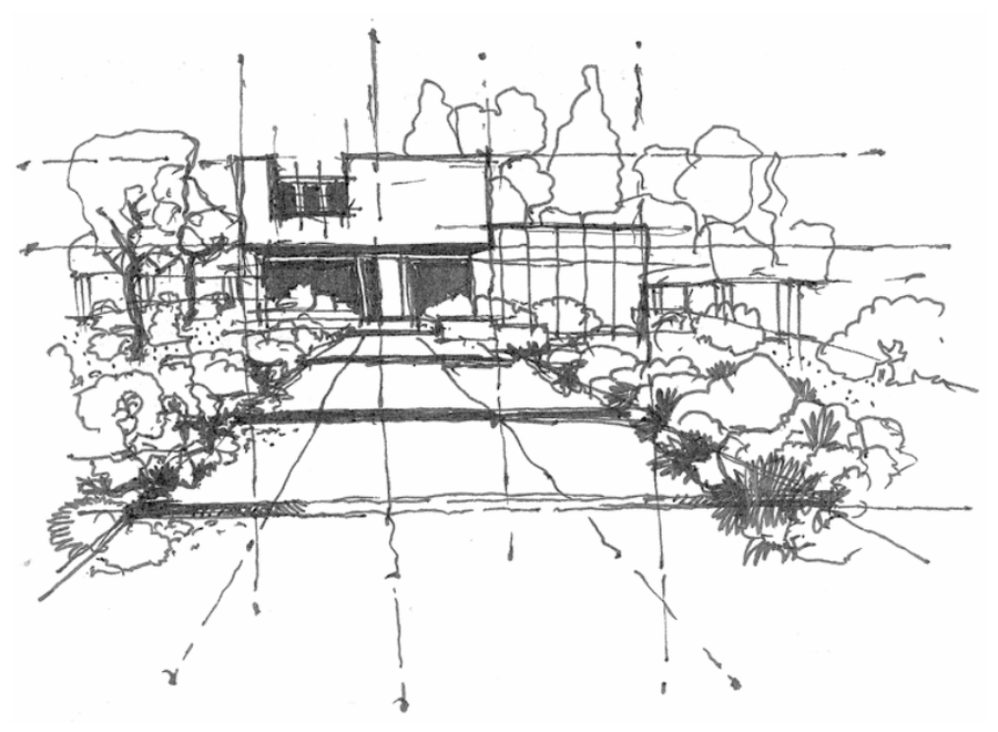 Schiță de arhitectură, inspirația Lorelai